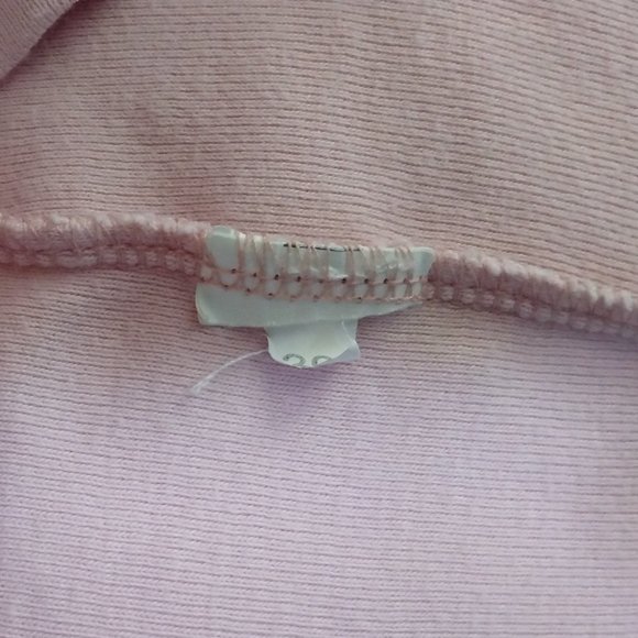 Zara light pink T-shirt. Has a small spot on back left near hem. Size L. - Picture 10 of 11